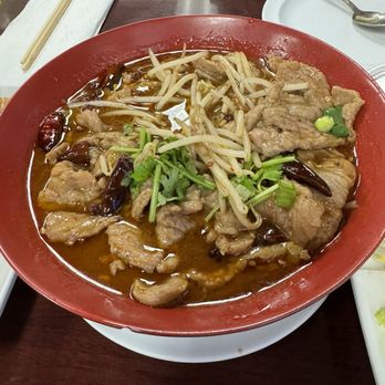 Asian Fusion - Sliced beef in spicy soup - Asian Fusion Near Me - Los Angeles, California Asian Fusion - Sliced beef in spicy soup - Asian Fusion Near Me - Los Angeles, California