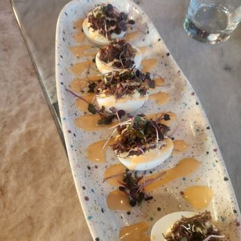 Neon Cactus - Barbacoa deviled eggs - Salad Near Me - Fairview, Texas