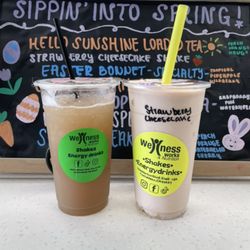 Wellness Works & Nutrition - Energy tea + protein shakes = best morning, mid day and later afternoon combo