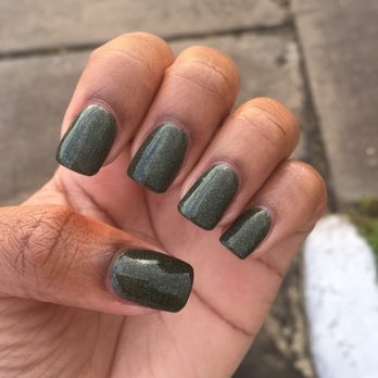 Apple Nails & Facial - Deep green - Nail Salons Near Me - Houston, Texas