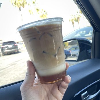 Holos Coffee - Holo latte before I mixed it :) - Coffee & Tea Near Me - Artesia, California Holos Coffee - Holo latte before I mixed it :) - Coffee & Tea Near Me - Artesia, California
