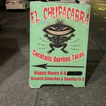 El Chupacabra - Sign - Mexican Near Me - Seattle, Washington