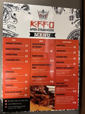 KFFO Afro Steakhouse by null