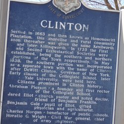 Clinton Historical Marker