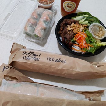 Bella Banh Mi Cafe - My takeout order - Sandwiches Near Me - Honolulu, Hawaii