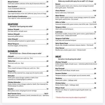 Amakara - Menu - Sushi Bars Near Me - Dublin, California Amakara - Menu - Sushi Bars Near Me - Dublin, California