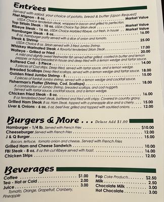 Menu photo 2 Charlys Restaurant & Lounge Chamberlain, SD
