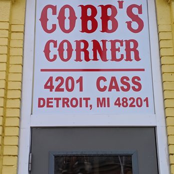 Cobb's Corner Bar - a sign on the door - Bars Near Me - Detroit, Michigan