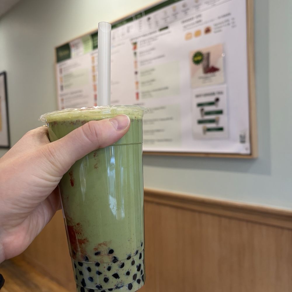 Strawberry Matcha Latte
