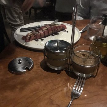 Nusr-Et Steakhouse - Carpaccio - after they prepare it - Steakhouses Near Me - Miami, Florida