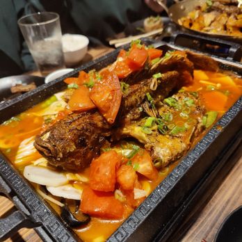 Taipei Cuisine - Double Fish with Tomato Broth (Spicy) - Taiwanese Near Me - Quincy, Massachusetts Taipei Cuisine - Double Fish with Tomato Broth (Spicy) - Taiwanese Near Me - Quincy, Massachusetts