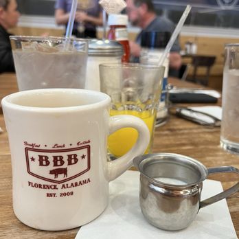 Big Bad Breakfast - Florence - Coffee, cream, fresh squeezed OJ! - Breakfast & Brunch Near Me - Florence, Alabama