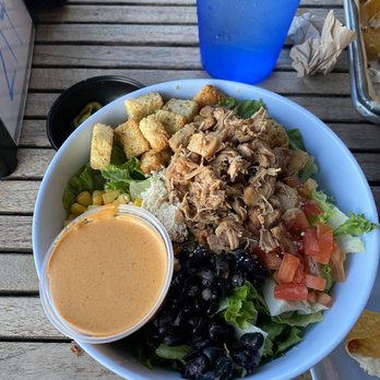 OSO at Bear Point Harbor - Orange Beach - Southwest Caesar salad w/chicken - Seafood Near Me - Orange Beach, Alabama