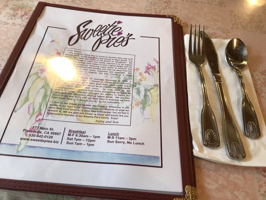 Menu photo 7 Sweetie Pie's Placerville, CA Menu photo 7 Sweetie Pie's Placerville, CA