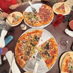 Mama Maria's Pizzeria & Subs - All meat and the all meet with veggies pizzas.