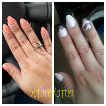 Exquisite Nails - Before and after, fills done by David - Nail Salons Near Me - Reseda, California Exquisite Nails - Before and after, fills done by David - Nail Salons Near Me - Reseda, California