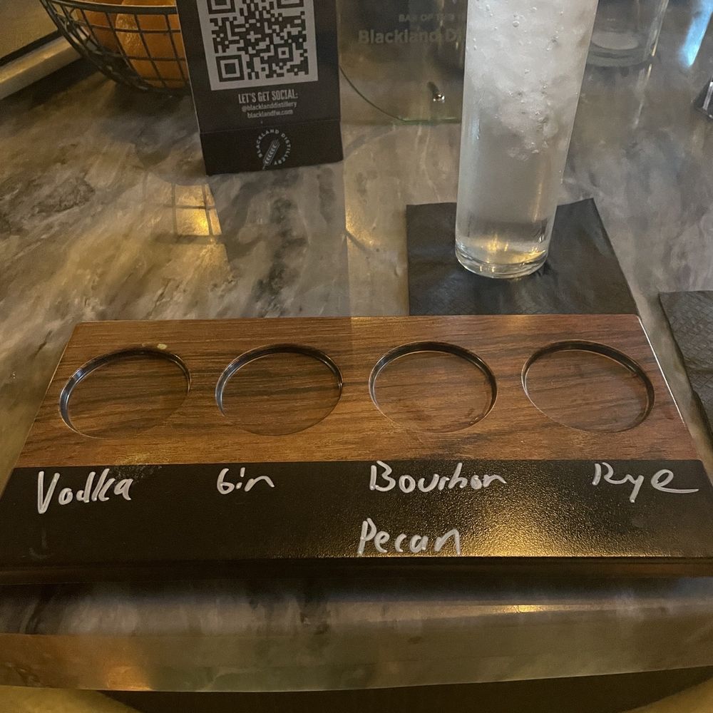 Blackland Distillery - What we'll taste after the tour - Cocktail Bars Near Me - Fort Worth, Texas