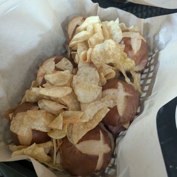 Prairie State Winery - Ham sliders and chips - Wineries Near Me - Genoa, Illinois
