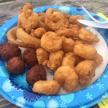 Seaview Pier - Shrimp plate. Huge portion! - New American Near Me - North Topsail Beach, North Carolina Seaview Pier - Shrimp plate. Huge portion! - New American Near Me - North Topsail Beach, North Carolina