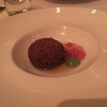 Bacchanalia - Crab fritter! - New American Near Me - Atlanta, Georgia Bacchanalia - Crab fritter! - New American Near Me - Atlanta, Georgia