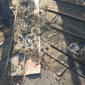 Dehart Roofing - Repair of a concrete roof tile valley. - Roofing Near Me - Turlock, California