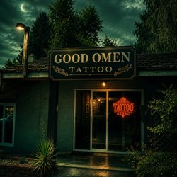 Good Omen Tattoo - Good Omen Tattoo's New home in Camp Evers , Scott's Valley Ca
