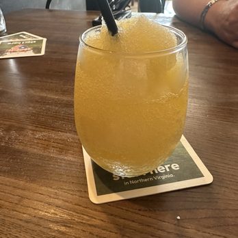 Chubby Squirrel Brewing Company - Non alcoholic slushy-it was lemonade flavor - Brewpubs Near Me - Fairfax, Virginia