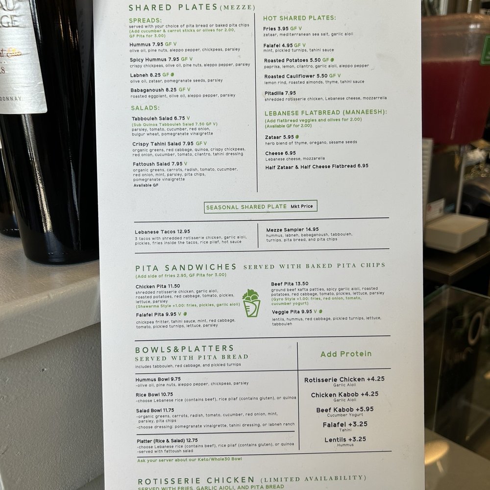Craft Pita - Mediterranean Near Me - Houston, Texas