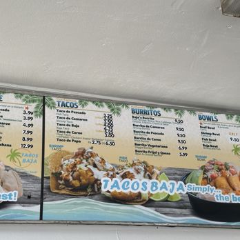 Tacos Baja - the menu of a mexican restaurant - Mexican Near Me - Los Angeles, California Tacos Baja - the menu of a mexican restaurant - Mexican Near Me - Los Angeles, California