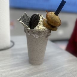 Cookies N' Cream XTREME milk shake. Made fresh and very good. Made to order by the way which is a plus.