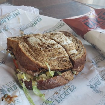 Mr. Pickle's Sandwich Shop - BBQ Tri Tip sandwich, chips, and a chocolate chip cookie - Sandwiches Near Me - San Ramon, California