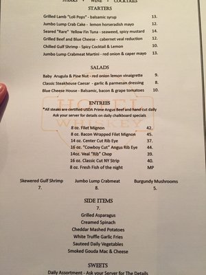 Menu photo 7 Whiskey Prime Pass Christian, MS
