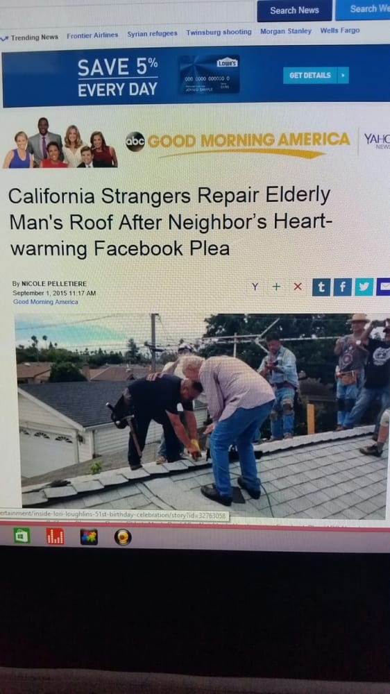 Slide of Liberty Roofing