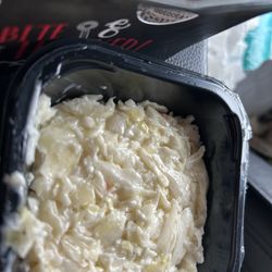 Big Y - Pre packaged, lousy flavor Cole slaw