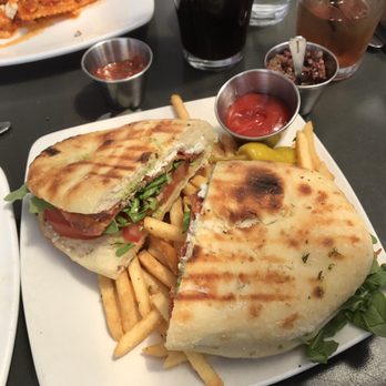 Urban Crust - Lunch special panini w/ fries & ketchup - Pizza Near Me - Plano, Texas