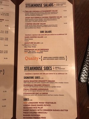 Menu photo 6 LongHorn Steakhouse Westland, MI Menu photo 6 LongHorn Steakhouse Westland, MI