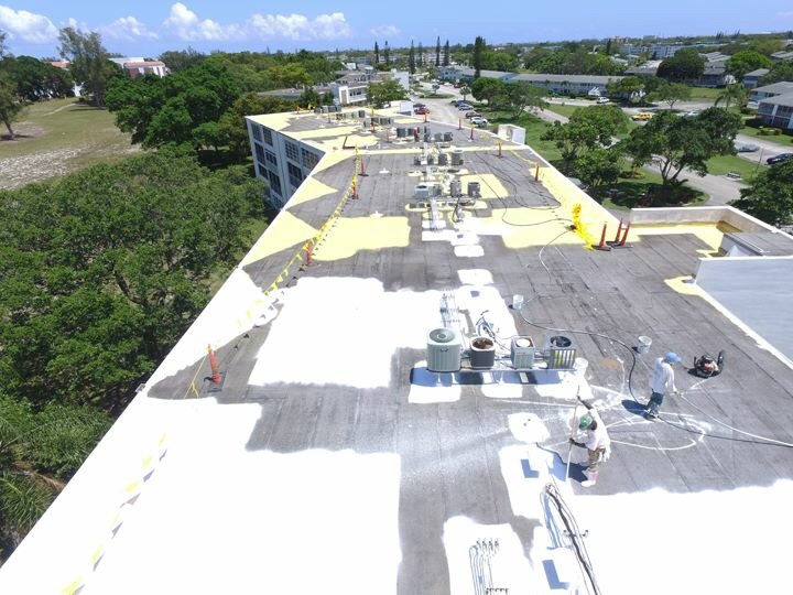 Slide of Cool Roof Foam and Coatings