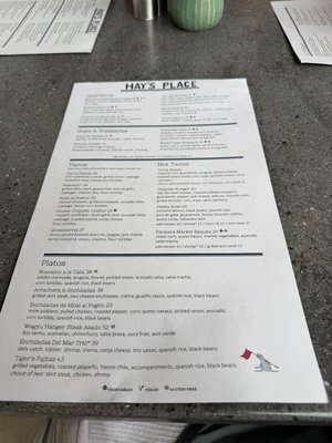 Menu photo 1 Hay's Place Pebble Beach, CA Menu photo 1 Hay's Place Pebble Beach, CA