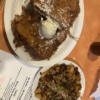 Original Breakfast House - French Toast w/Country potatoes - seasoned awesomely - Breakfast & Brunch Near Me - Phoenix, Arizona