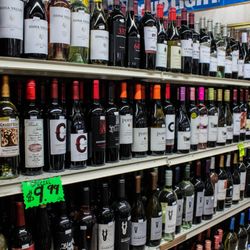 Wine selection with good deals.