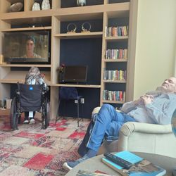 Care Renewed Homecare - Our Clients enjoying a little library visit.