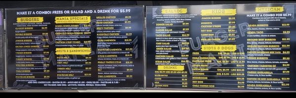 Menu photo 1 Burger Mania San Bernardino, CA Menu photo 1 Burger Mania San Bernardino, CA