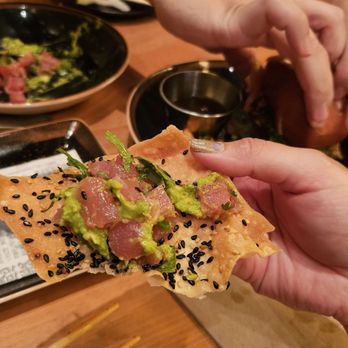 RAMEN-SAN - Don't skip on the avocado tuna crudo - Ramen Near Me - Chicago, Illinois RAMEN-SAN - Don't skip on the avocado tuna crudo - Ramen Near Me - Chicago, Illinois