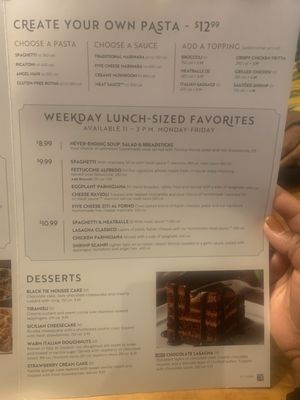 Menu photo 1 Olive Garden Italian Restaurant Concord, NC