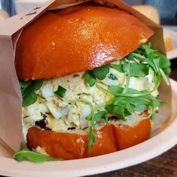Eggslut - Egg salad with bacon - Breakfast & Brunch Near Me - Los Angeles, California Eggslut - Egg salad with bacon - Breakfast & Brunch Near Me - Los Angeles, California