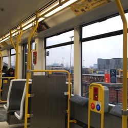 Metrolink Trams - Inside a Metrolink tram