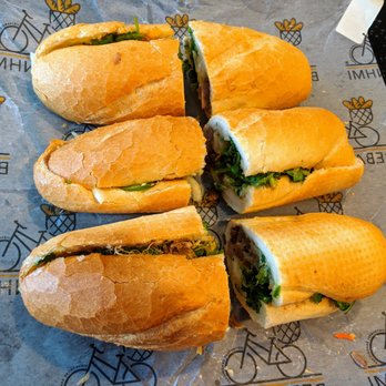 Be Banh Mi - A variety of regular-sized banh mi sandwiches. See my cross section close-ups for details of each sandwich and pricing. - Vietnamese Near Me - Doraville, Georgia
