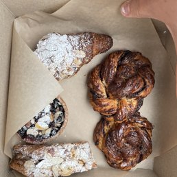 The almond pastries are perfection. The almond pastries are perfection.