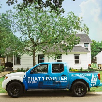 That 1 Painter East Texas - a truck parked in front of a house - Painters Near Me - Tyler, Texas That 1 Painter East Texas - a truck parked in front of a house - Painters Near Me - Tyler, Texas