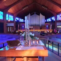 St Paul Lutheran Church - Easter 2024 Saint Paul Lutheran Church interior from Altar. We Are ELCA